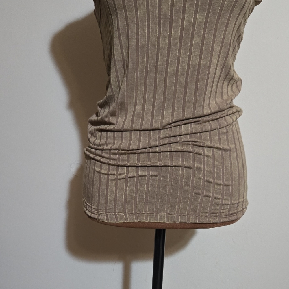 Z104 NWT Zenana Ribbed Sleeveless Tank With Exposed Sleeve Stretch Sm Md Lg XL - Picture 4 of 11